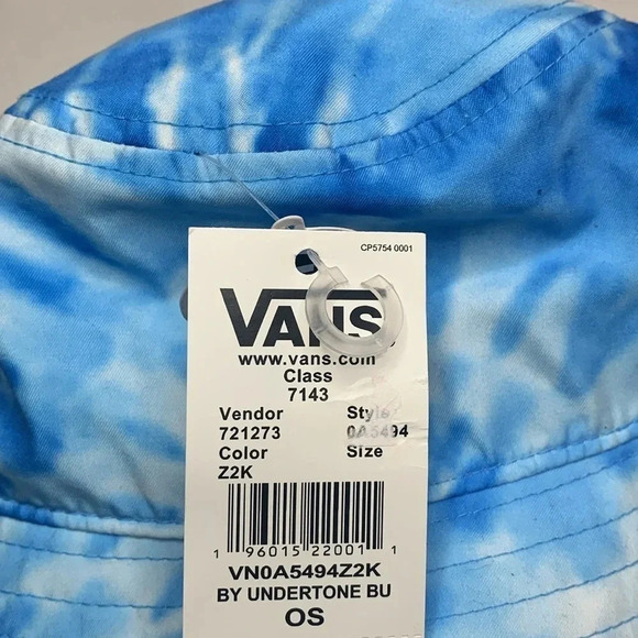 Vans Bucket Hat Blue White NWT - Picture 5 of 7